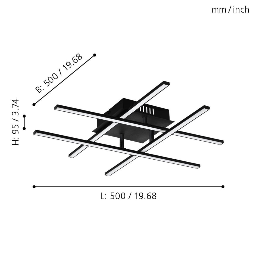 Eglo - LED loftsbelysning LED/5,2W/230V