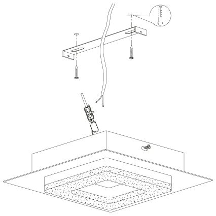 Eglo - LED loftsbelysning 4xLED/4W/230V