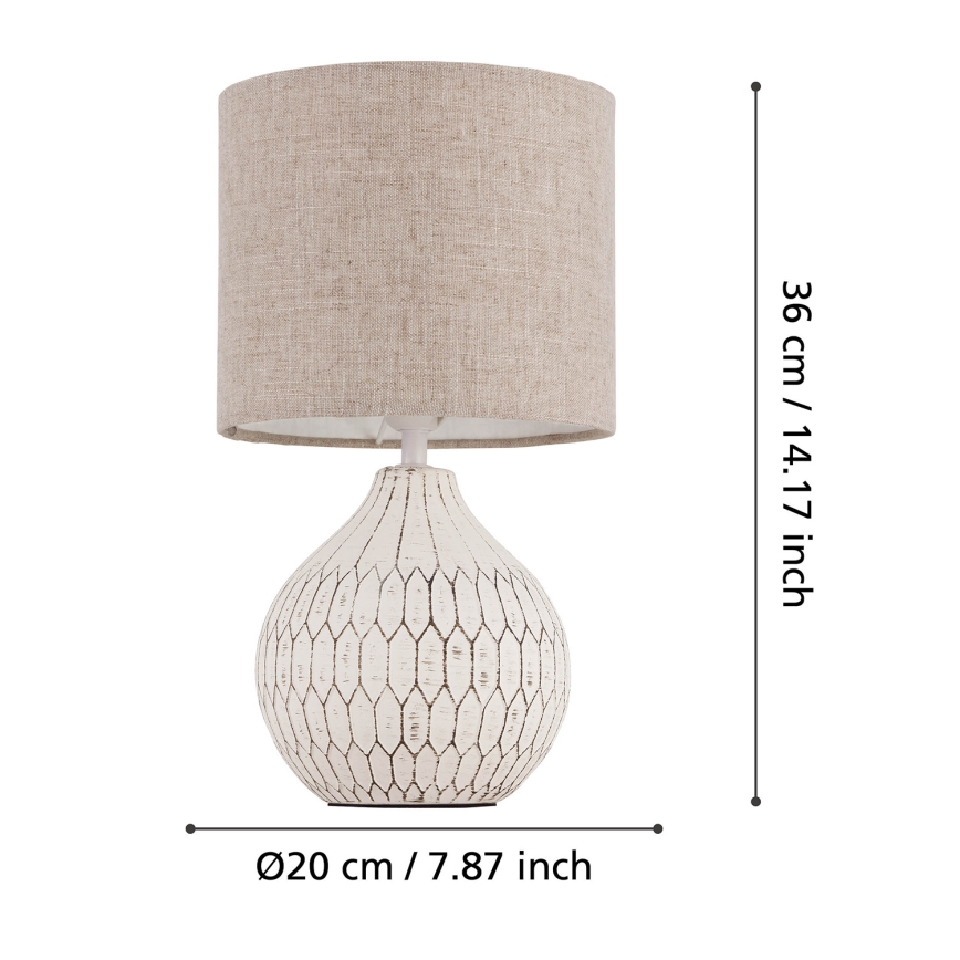 Eglo - Bordlampe 1xE27/40W/230V