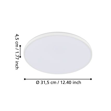 Eglo - LED loftlampe LED/18W/230V