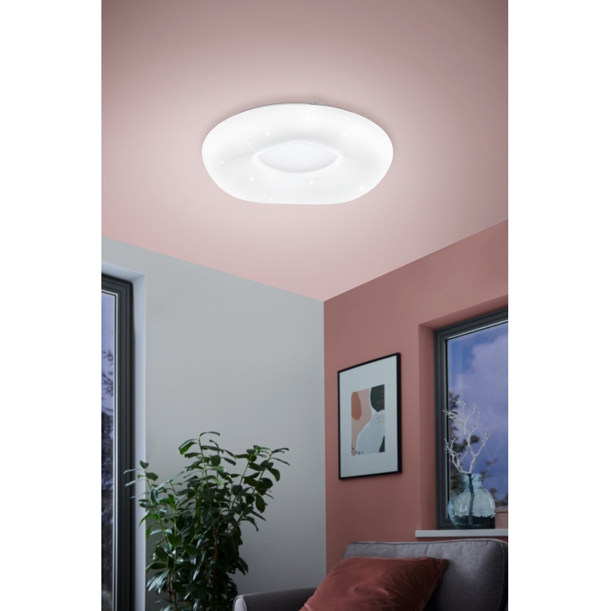 Eglo - LED Dæmpbar loftlampe LED/18W/230V + fjernbetjening