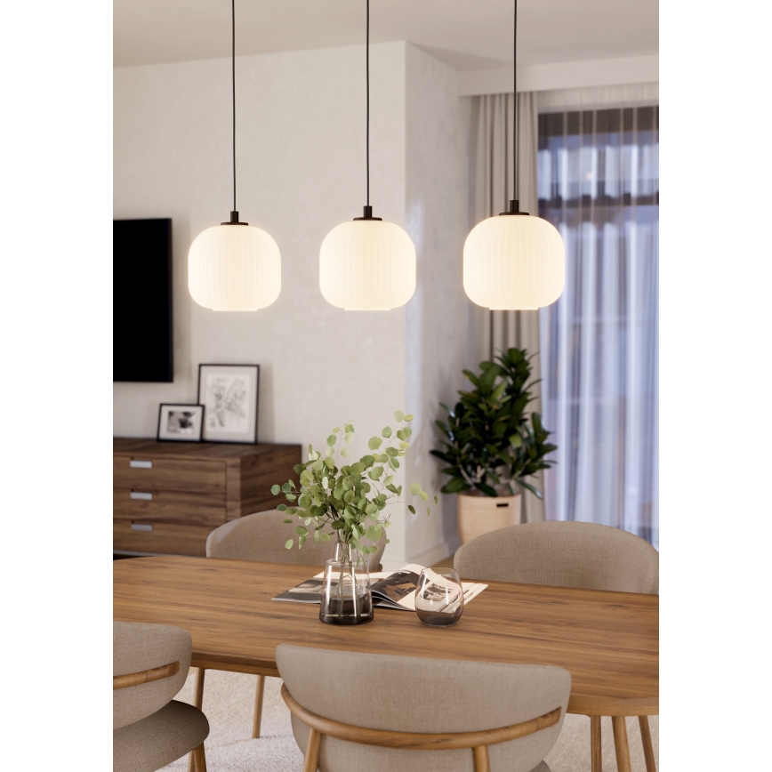 Eglo - Lysekrone i en snor 3xE27/40W/230V
