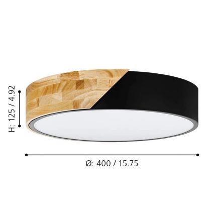 Eglo - Lofts lys 2xE27/28W/230V