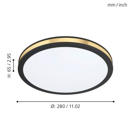 Eglo - LED loftsbelysning LED/11W/230V