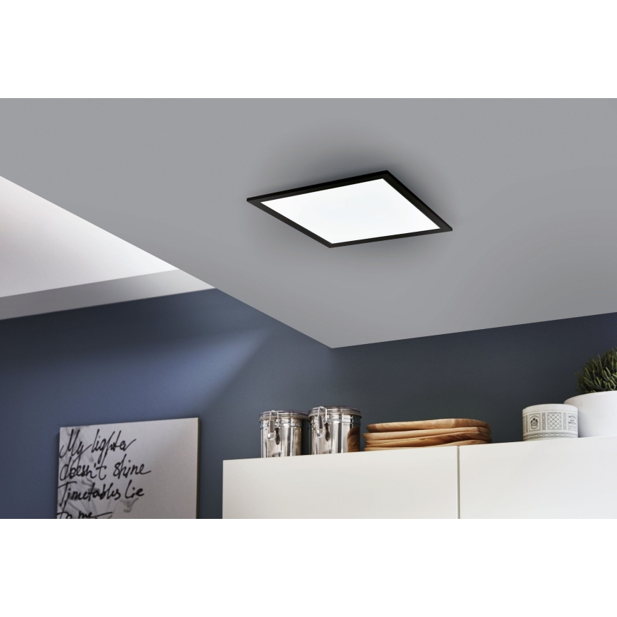 Eglo - LED RGB dæmpbar loftlampe SALOBRENA-C LED/16W/230V 30x30 cm + fjernbetjening