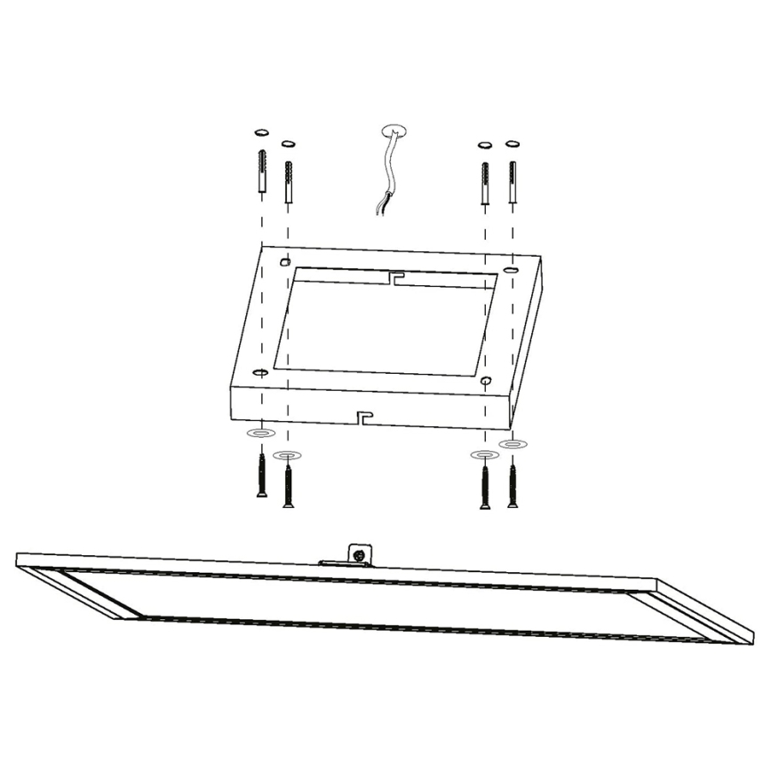 Eglo - LED RGBW Dæmpbar loftlampe SALOBRENA-C LED/20W/230V + fjernbetjening