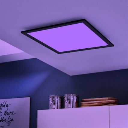 Eglo - LED loftlampe dæmpbar RGB-farver SALOBRENA-C LED/30,5W/230V + fjernbetjening
