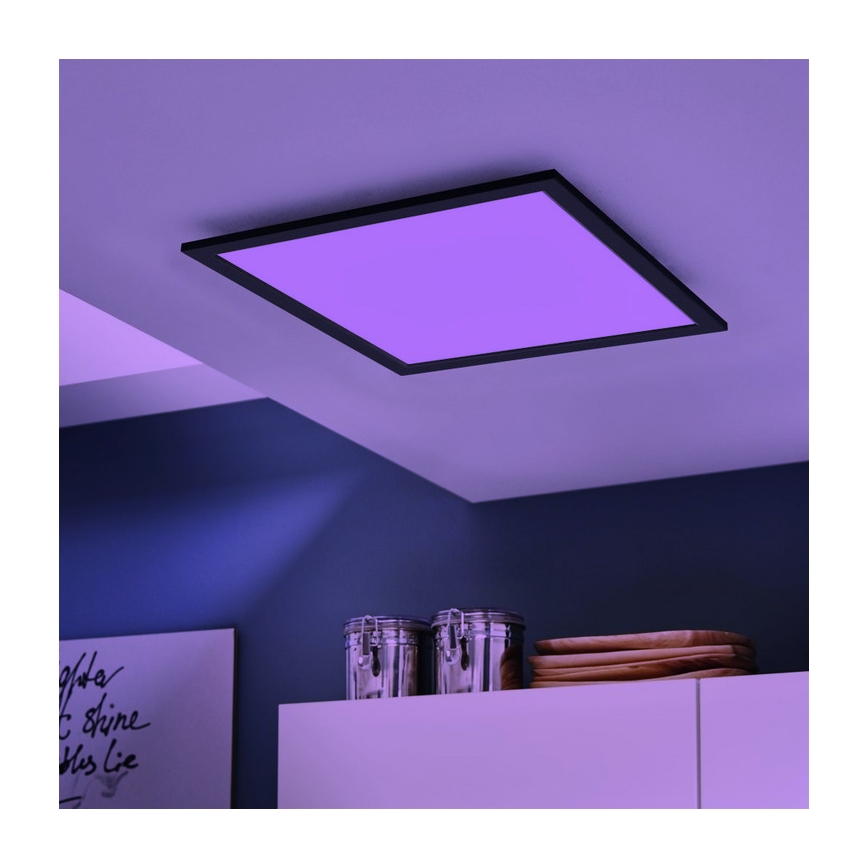 Eglo - LED loftlampe dæmpbar RGB-farver SALOBRENA-C LED/30,5W/230V + fjernbetjening