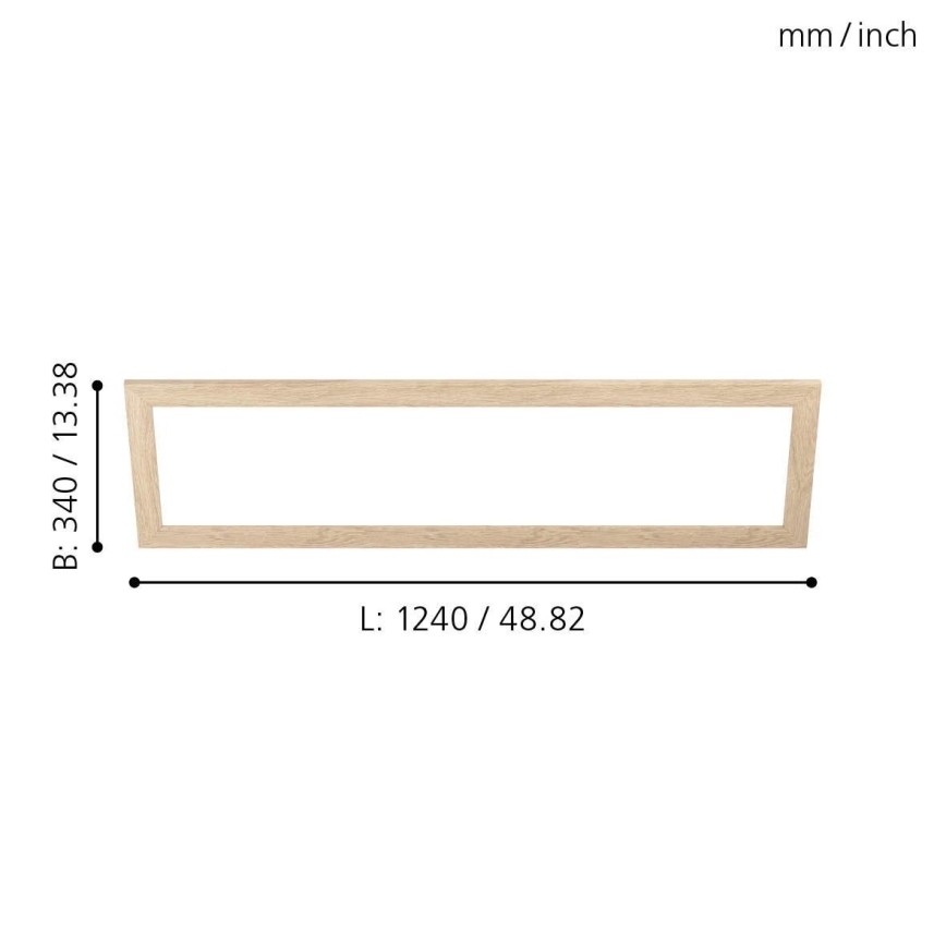 Eglo - Ramme til lampe SALOBRENA 300x1200 mm