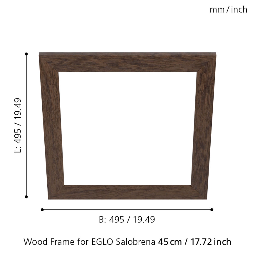 Eglo - Ramme til lampe SALOBRENA 450x450 mm