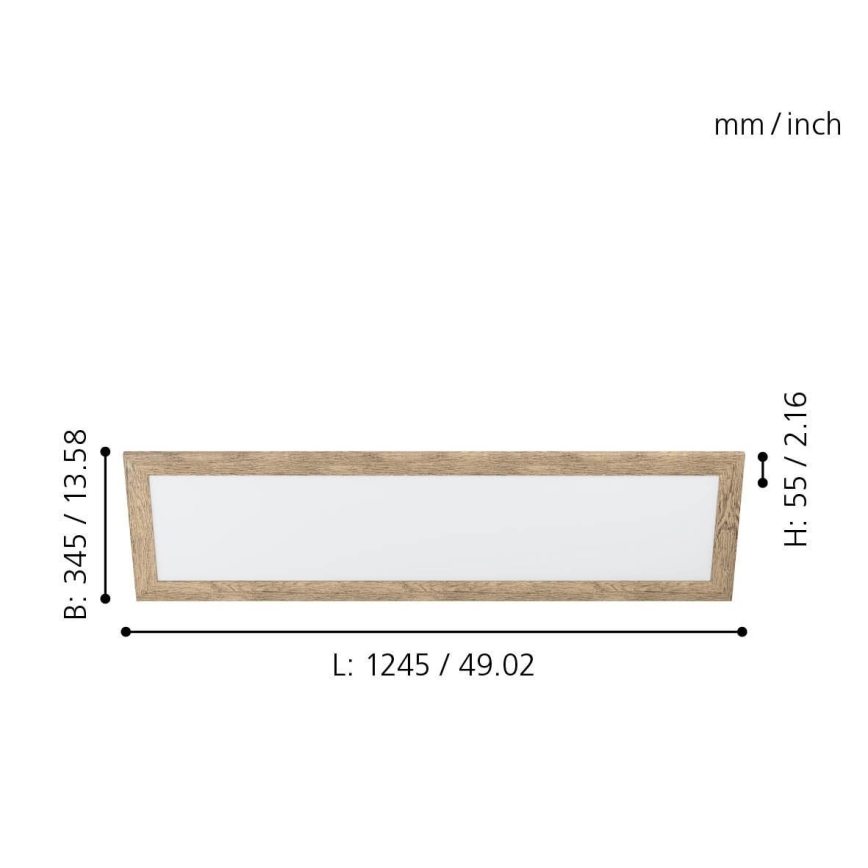 Eglo - LED loftlampe LED/32W/230V 345x1245 mm