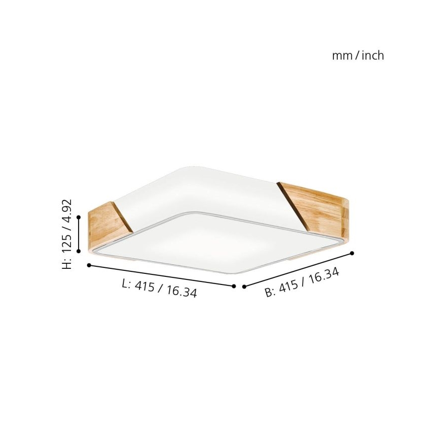 Eglo 99459 - Loftlampe GRIMALDINO 2xE27/28W/230V