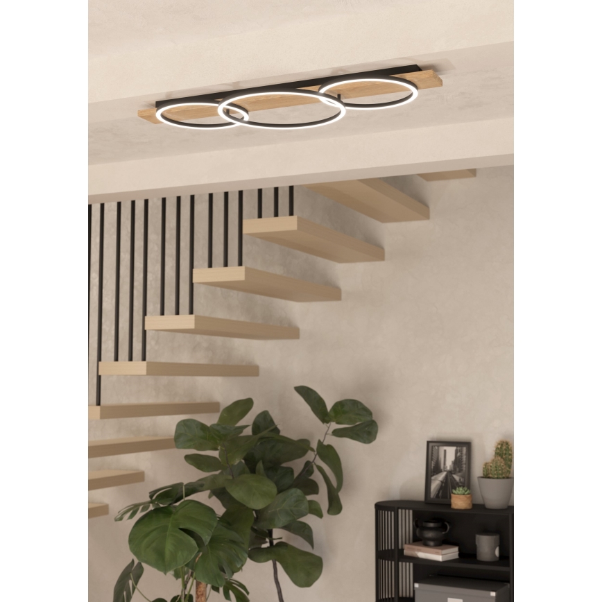 Eglo - LED loftlampe 2xLED/12W/230V + LED/12W