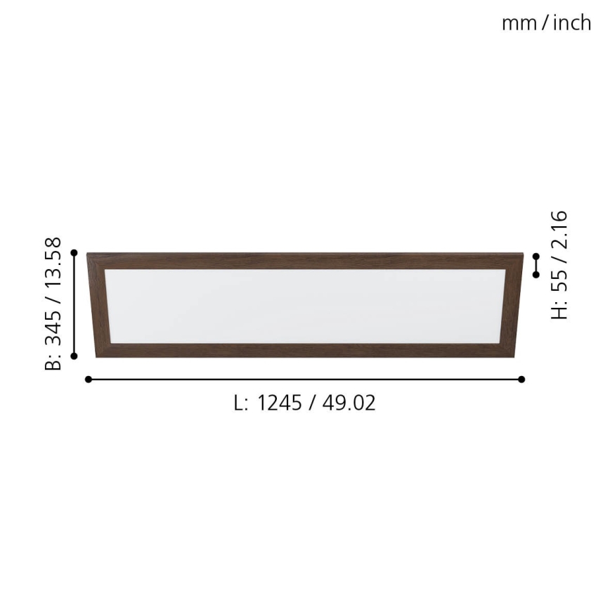 Eglo - LED loftlampe LED/32W/230V 345x1245 mm