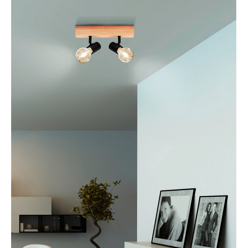 Eglo - Spotlampe TOWNSHEND 2xE27/60W/230V