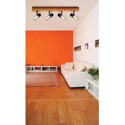 Eglo - Spotlampe TOWNSHEND 4xE27/10W/230V