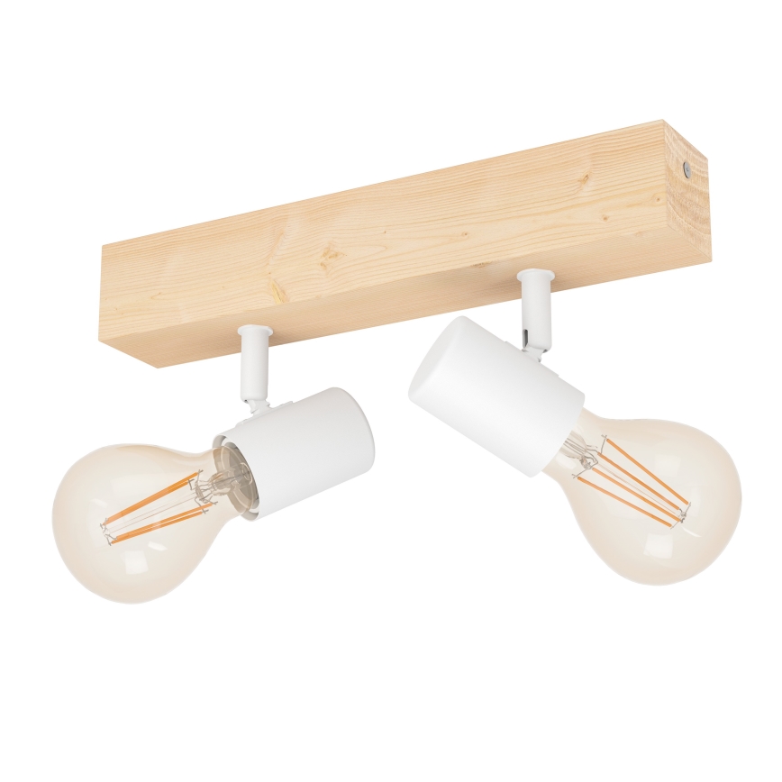 Eglo - Spotlampe TOWNSHEND 2xE27/60W/230V - FSC certificeret