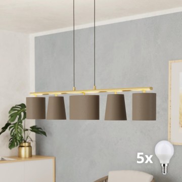 Eglo 99487 - LED pendel på kabel ALMEIDA 5xE14/40W/230V