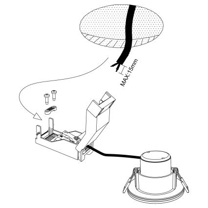 Eglo - LED badeværelseslampe dæmpbar LED/6W/230V 4000K IP44