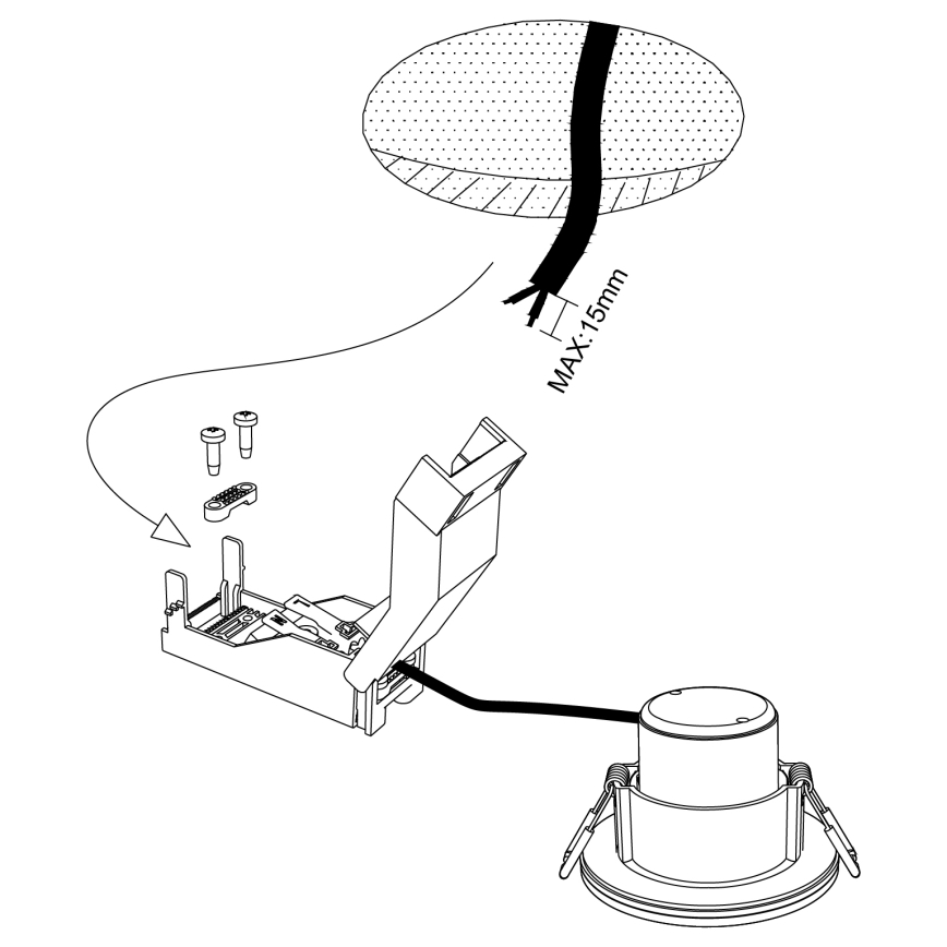 Eglo - LED badeværelseslampe dæmpbar LED/6W/230V 4000K IP44