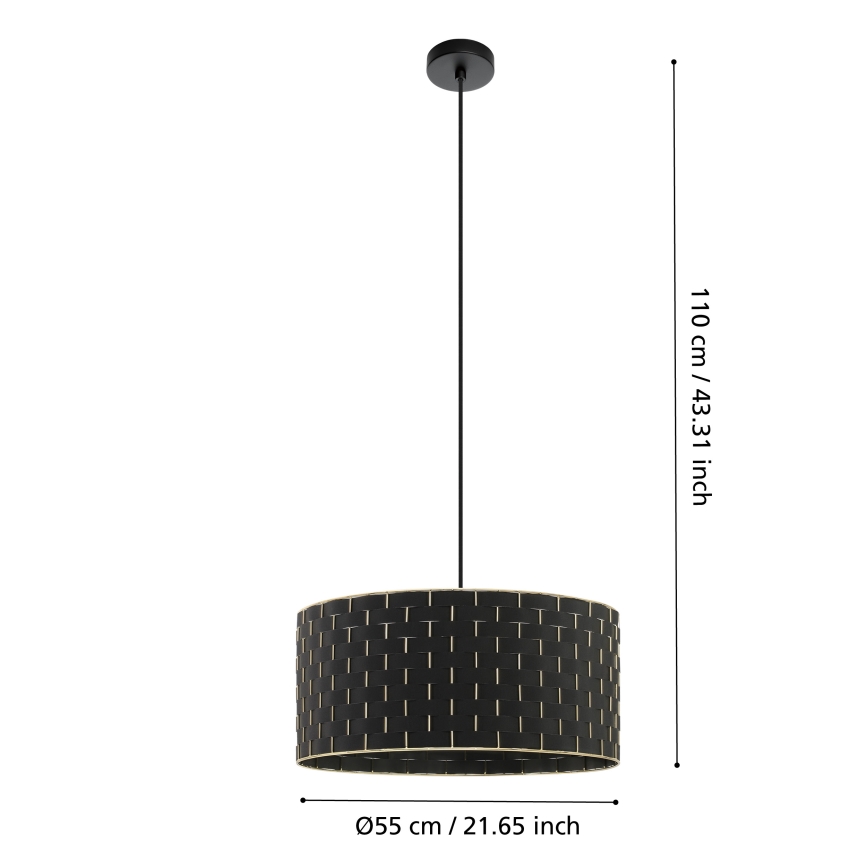 Eglo - Pendel 1xE27/40W/230V diam. 55 cm