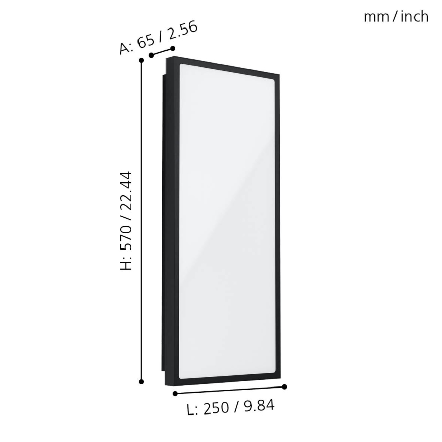 Eglo - Udendørs LED væglampe LED/18,5W/230V IP44