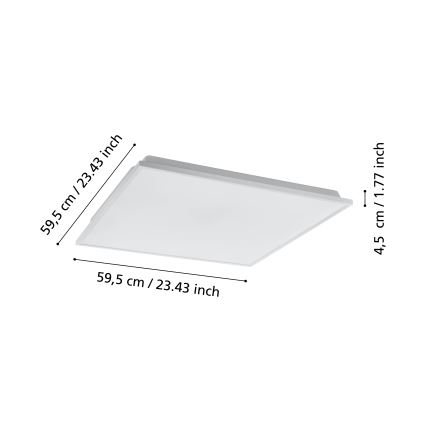 Eglo - LED loftlampe dæmpbar LED/31,8W/230V 2700-6500K ZigBee