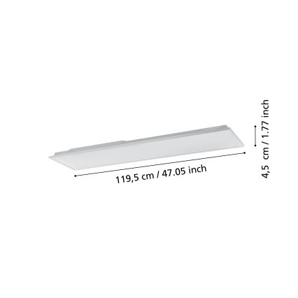 Eglo - LED loftlampe dæmpbar LED/31,5W/230V 2700-6500K ZigBee