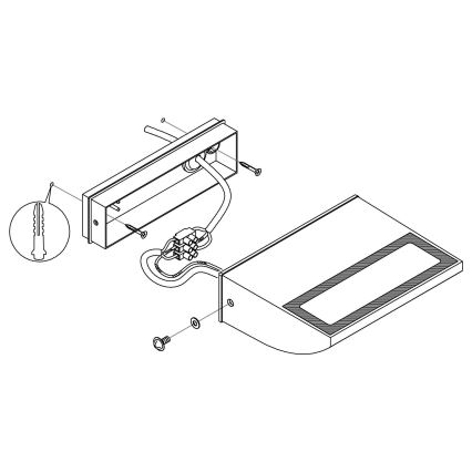 Eglo - Udendørs LED væglampe LED/10,5W/230V IP44