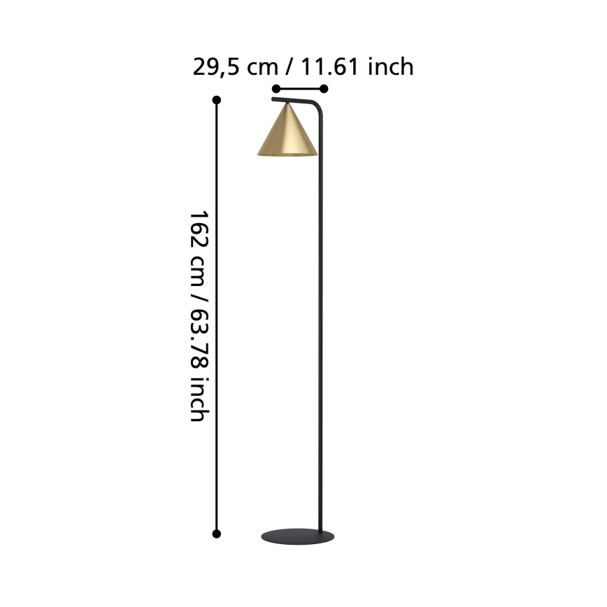 Eglo - Gulvlampe 1xE27/40W/230V
