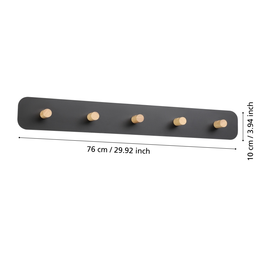 Eglo - Knagerække med LED-lys LED/18W/230V