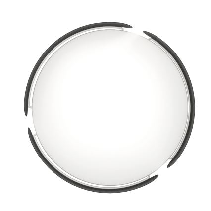 Eglo - LED loftlampe LED/20W/230V Ø 37 cm sort