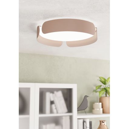 Eglo - LED-loftlampe LED/20W/230V Ø 37 cm brun