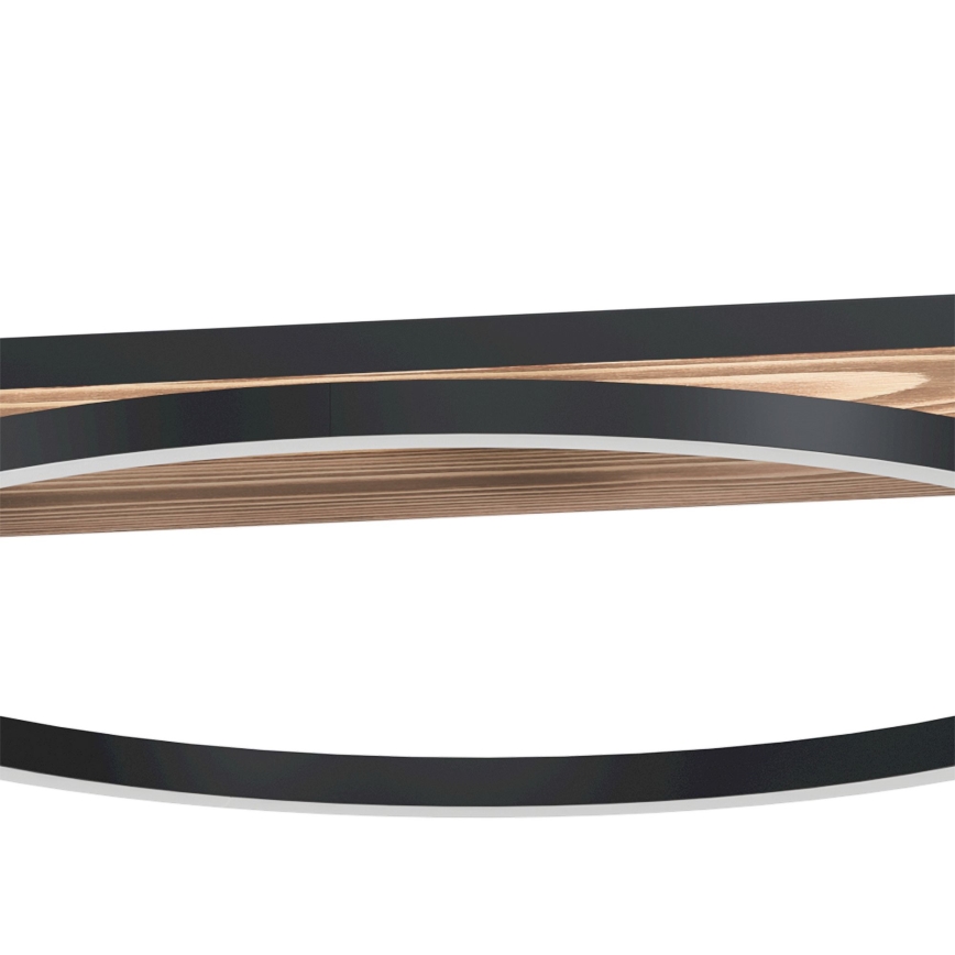 Eglo - LED dæmpbar pendel på kabel 2xLED/12,5W/230V+LED/15,5W 3000K brun/sort