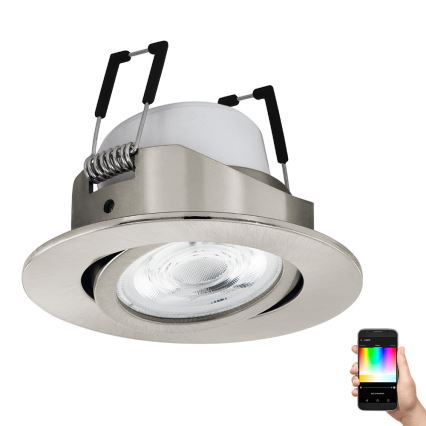 Eglo - LED indbygningslampe m. RGBW-farver dæmpbar LED/5W/230V ZigBee