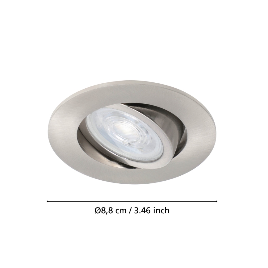 Eglo - LED indbygningslampe m. RGBW-farver dæmpbar LED/5W/230V ZigBee