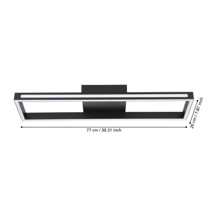 Eglo - LED loftlampe dæmpbar LED/21W/230V 2700-6500K