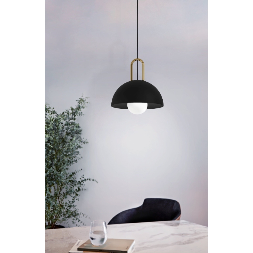 Eglo - Pendel 1xE27/40W/230V sort