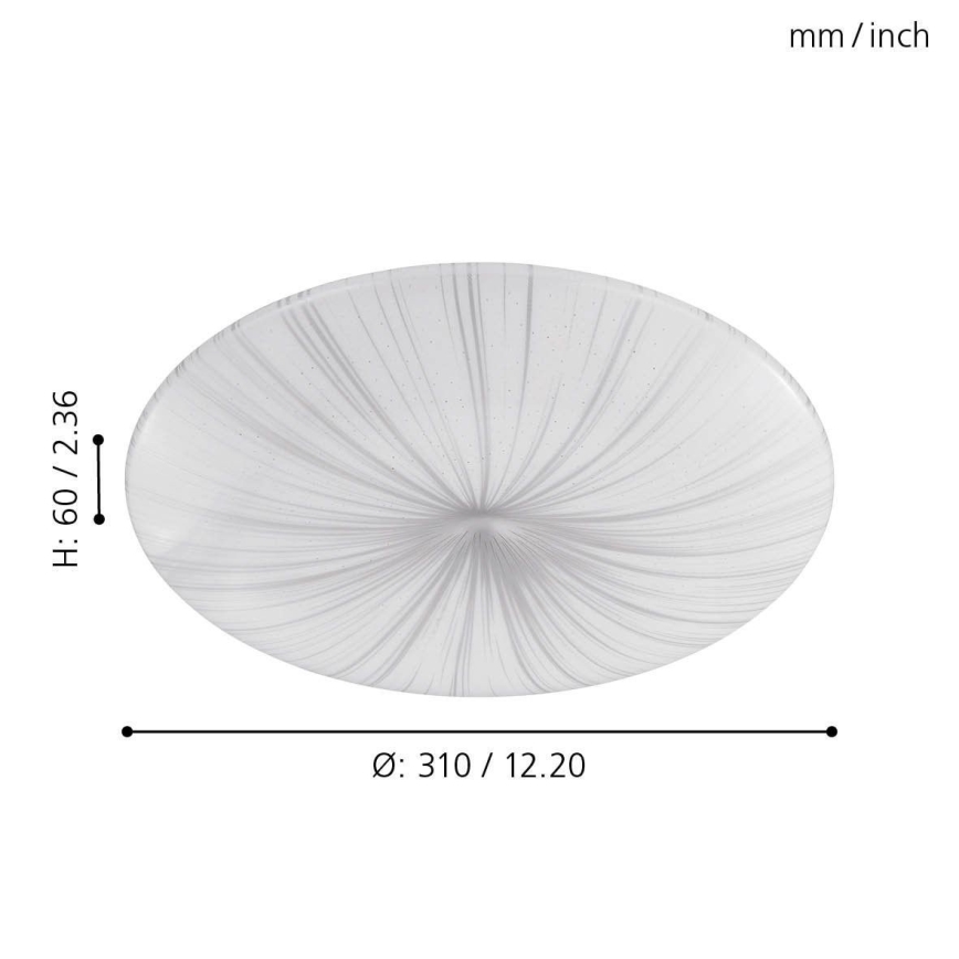 Eglo - LED loftlampe LED/10W/230V
