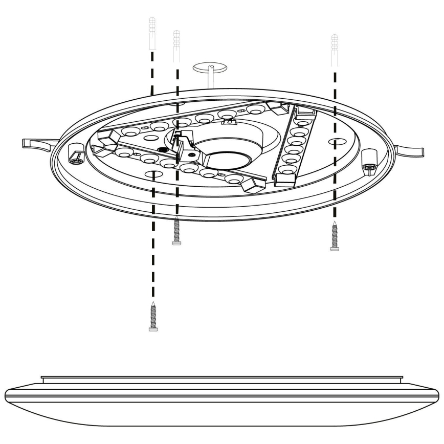 Eglo - LED loftlampe LED/10W/230V
