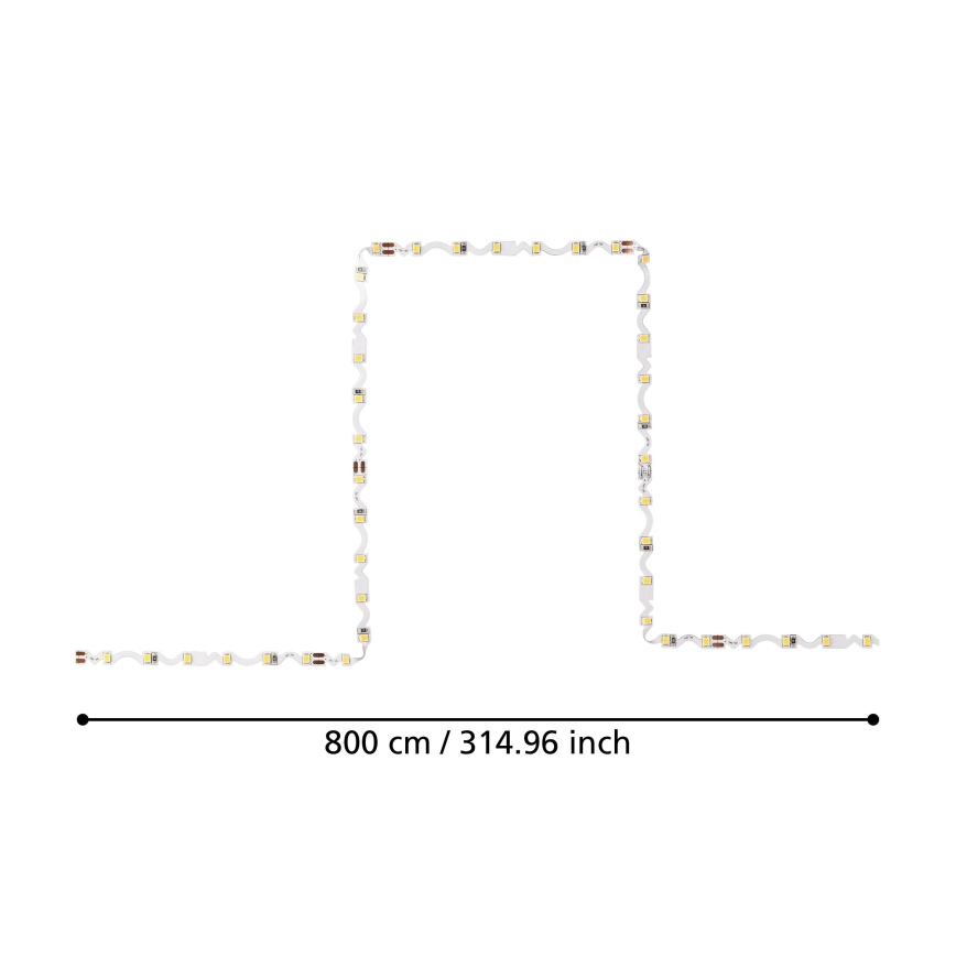 Eglo - LED strip 8 m LED/43,2W/24/230V 3000K