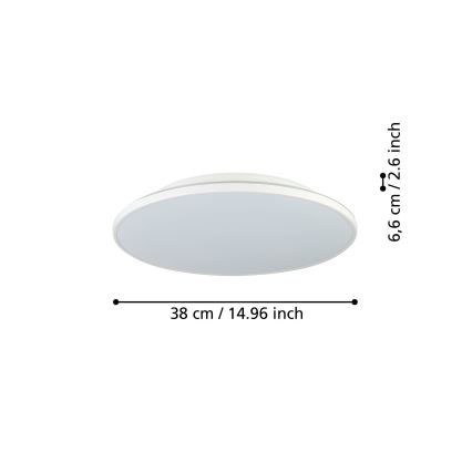 Eglo - LED loftlampe LED/21W/230V diam. 38 cm