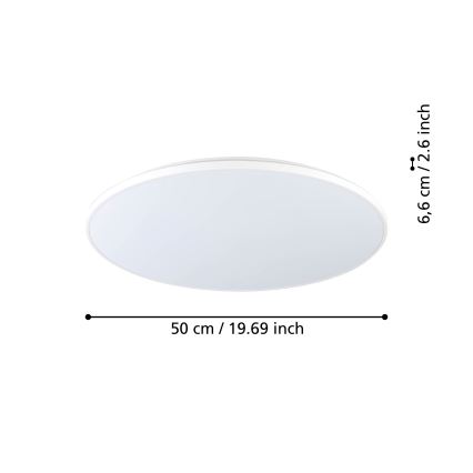 Eglo - LED loftlampe LED/29W/230V diam. 50 cm