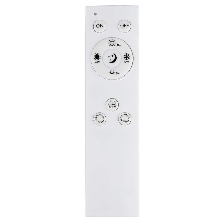 Eglo - LED loftlampe dæmpbar LED/37W/230V sort + fjernbetjening