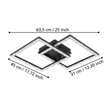 Eglo - LED loftlampe LED/21W/230V