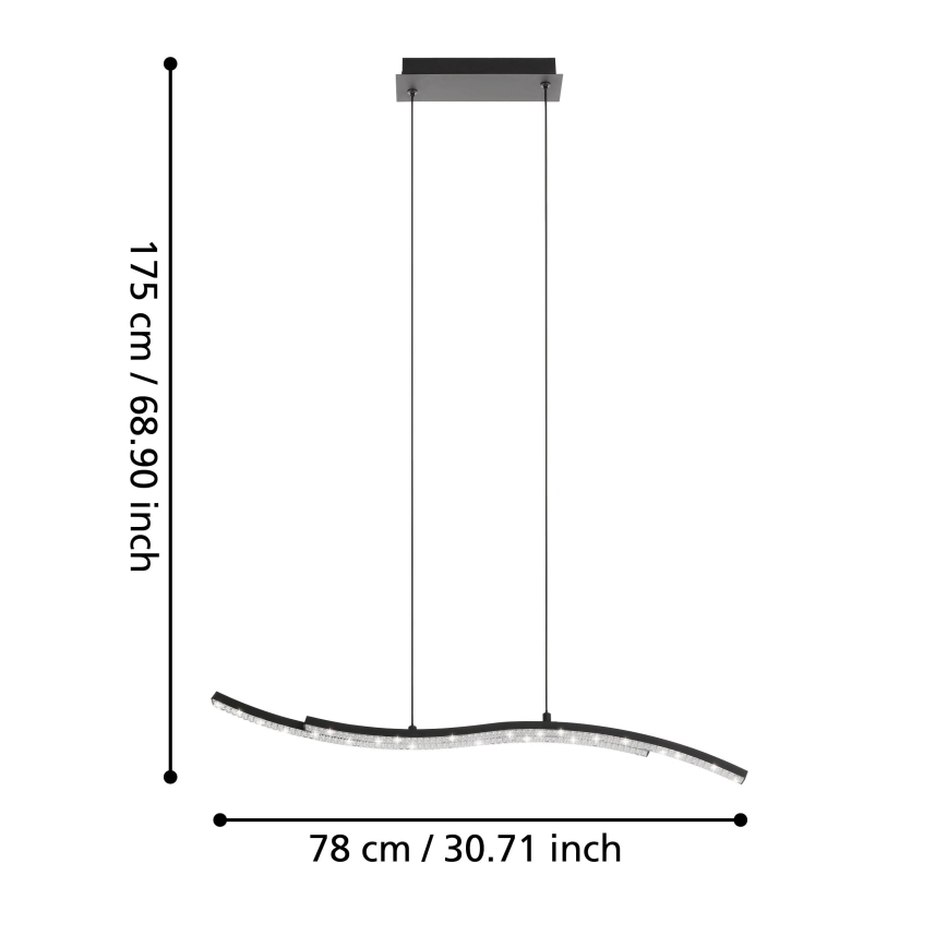 Eglo - LED pendel LED/21,5W/230V