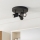 Eglo - Badeværelses-spot 3xGU10/5W/230V Ø25 cm IP44 sort