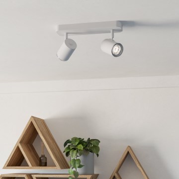 Eglo - Badeværelses-spotlampe 2xGU10/5W/230V IP44 hvid