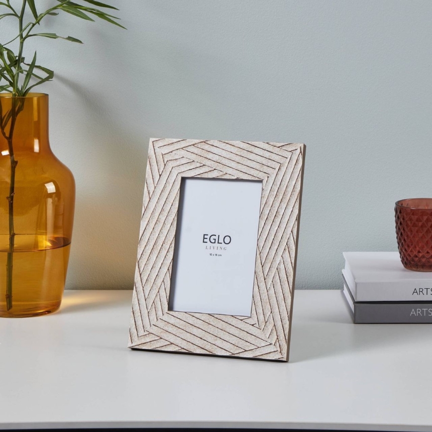 Eglo - Billedramme 10x15 cm beige