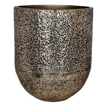 Eglo - Blomsterkrukke metal 50x42 cm guldfarvet